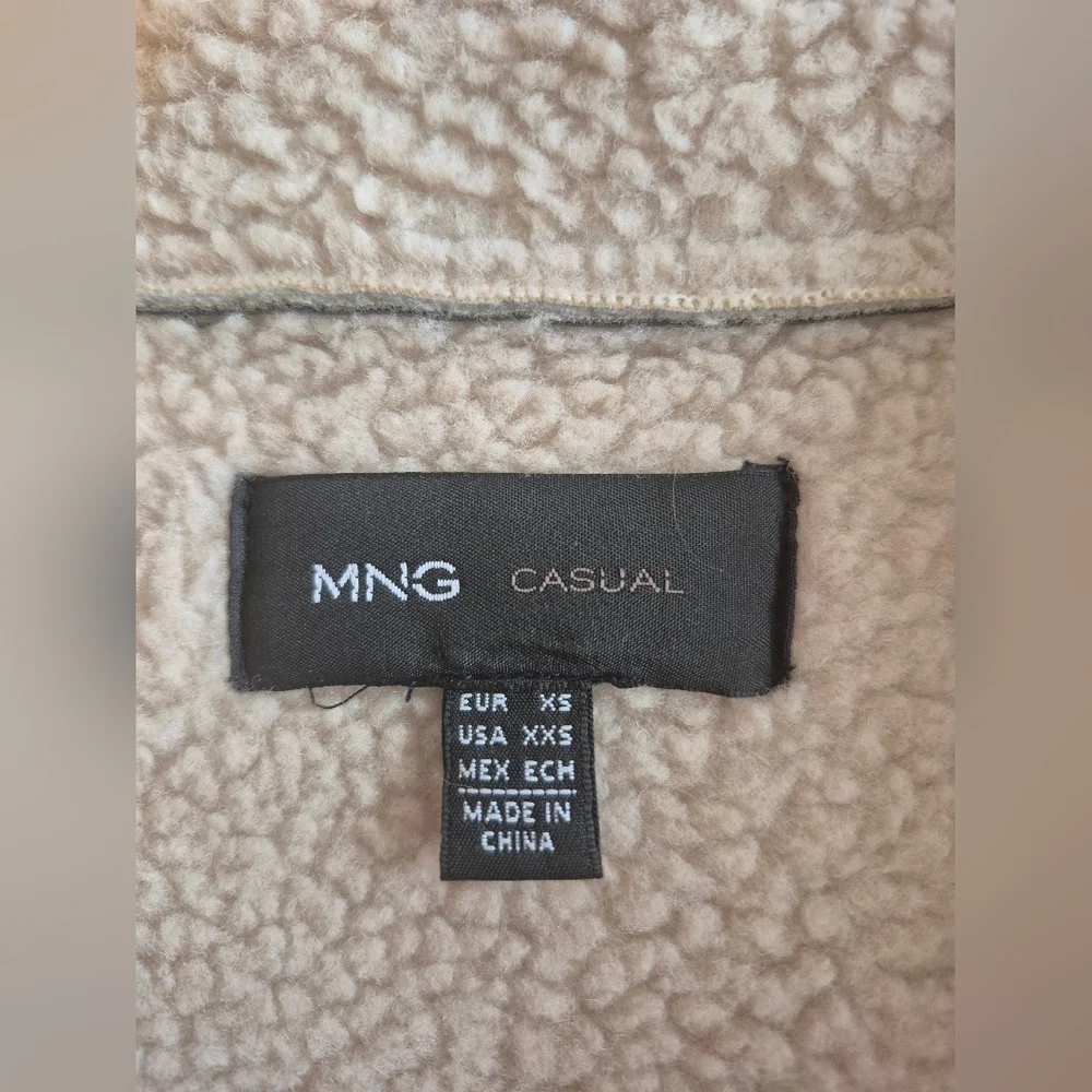 Leather-Effect Shearling Lining Jacket Fall - Picture 4 of 16